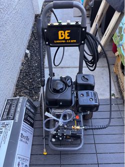BE Power 3,400 PSI 2.5 GPM, 223cc, Cold Water Gas Pressure Washer