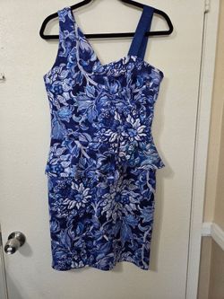 Blue and white dress size 10