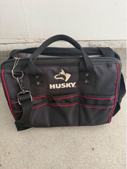 Black husky tool bag
