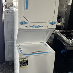 GE 24” Wide Electric Washer Dryer Stackable 
