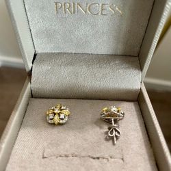 Diamond Earrings. White Gold 18k 0.64 Carats. Certificate Included