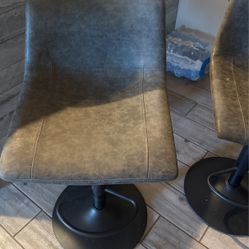 Dark Charcoal Grey Stools 