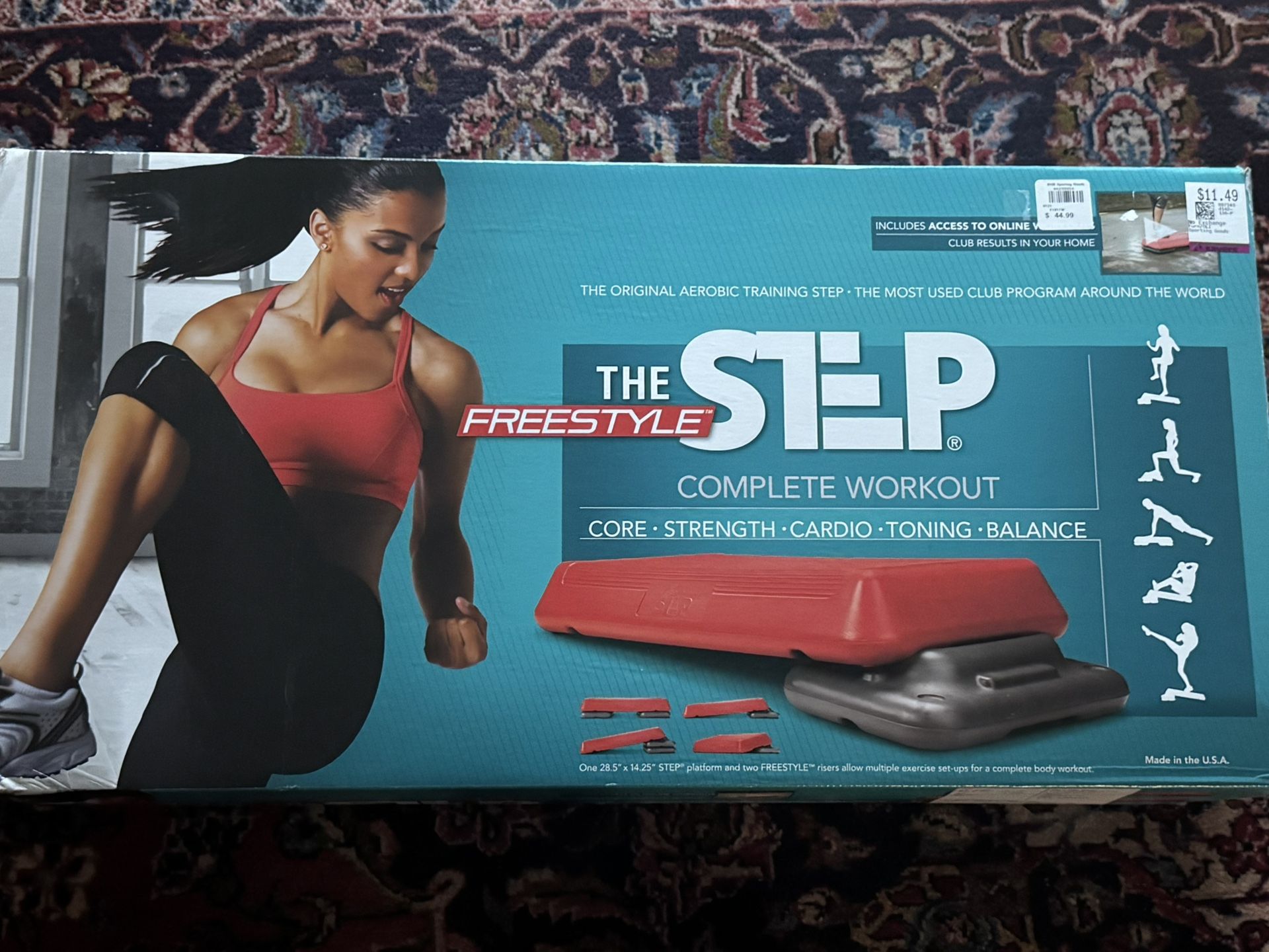 The step Freestyle Complete workout