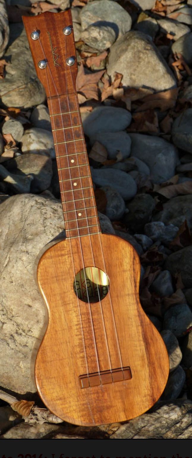 1950S KAMAKA "GOLD LABEL" KOA SOPRANO UKULELE