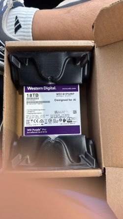 Western Digital 3.5" Purple Pro 18TB SATA III 6Gbps HDD WD181PURP-85CLCY0