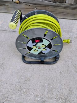 Large 100ft extension cord spool rim