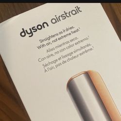 Dyson Airstrait straightener Nickel/Copper