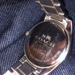 Coach New York Watch Gray And Blue 3atm/30meters