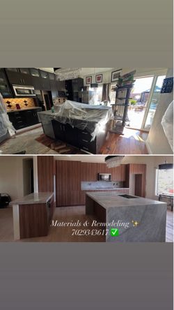 Luxury Vinyl Cabinets Quartz Hardwood Baseboards