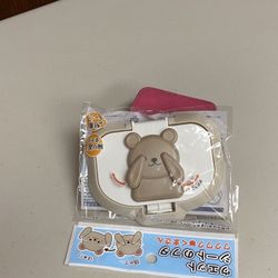 Lid for baby Wipes bags bear shape  