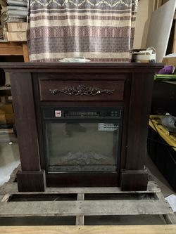 Electric Fireplace With Remote Control 