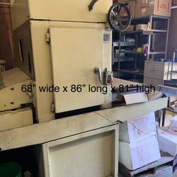 Timesaver 68" wide × 86" long 81 high