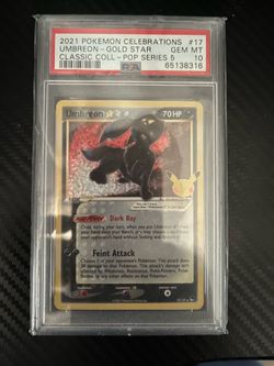 PSA 10 - Gold Star Umbreon Celebrations