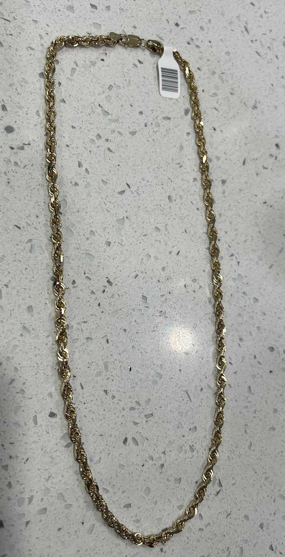 10Kt Gold ROPE CHAIN 