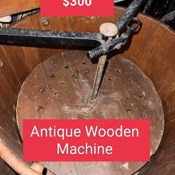Antique Wooden Machine 
