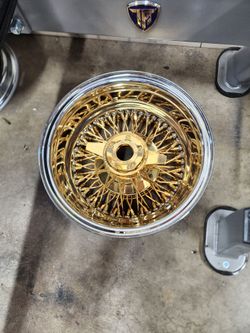 13x7 72 Lace Gold Wheels