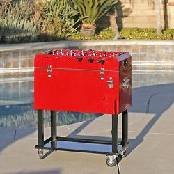 Foosball Cooler With Wheels