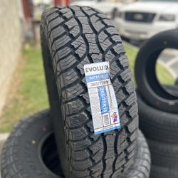 265-75R16 AT evolux tires 🛞