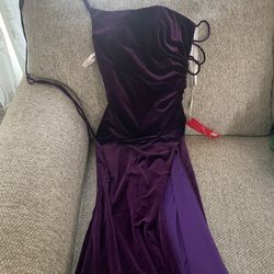 Purple Custom Bridesmaids Dress Size XS