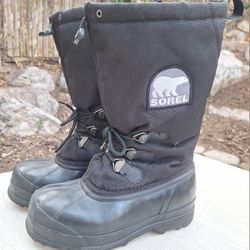 Nice Mens Sorel Glacier Extreme Insulated Winter Boots US Sz-9