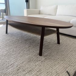 Wood coffee table 