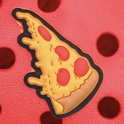 Pizza Croc Charm