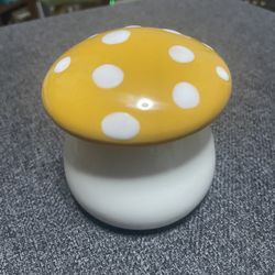 Little Mushroom Ceramic Porcelain Decorative Container