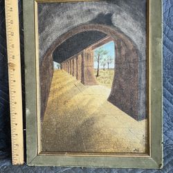 Vintage Art Print? Painting? Water Color? Signed JME