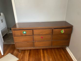 Nine drawer dresser