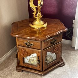 Vintage Coffee Table + Side Tables