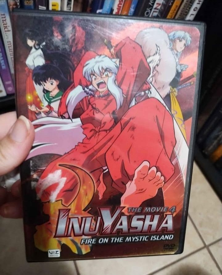 Inuyasha: Fire in the Mystic Island Anime Movie DVD