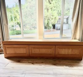 Free Bench Seat with Storage Solid Wood
