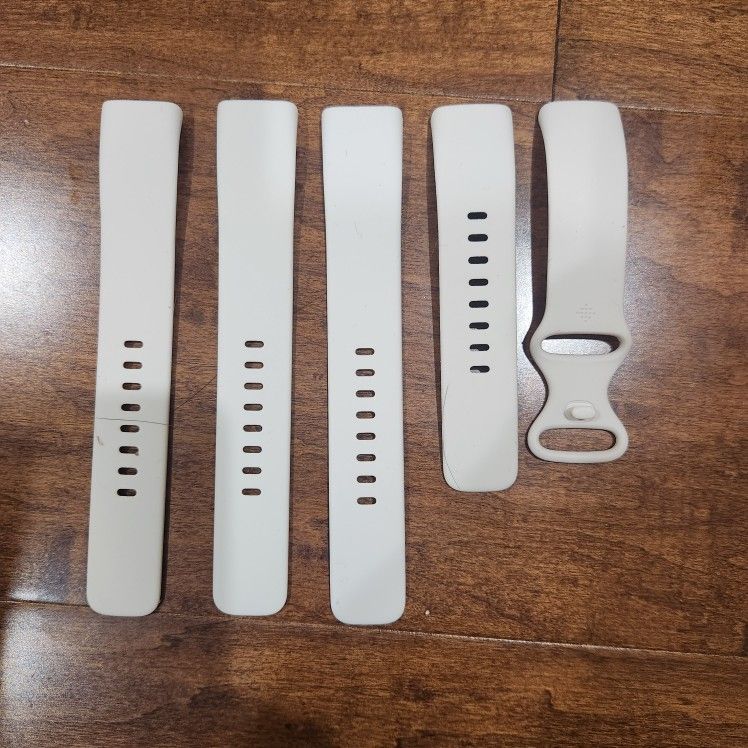 New Original Fitbit Silicone Band Cream/Porcelain for Charge 5/6