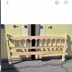 Cal King Wood Headboard