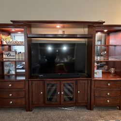 Entertainment Center With Lights!!