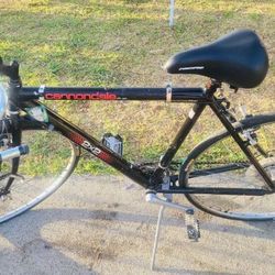 1990 Cannondale SH600 2x2, 28” Bike- Black With Red