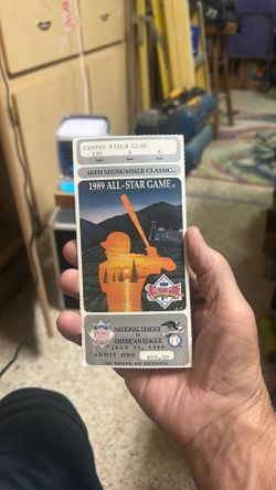 1989 MLB All-Star Game ticket stub