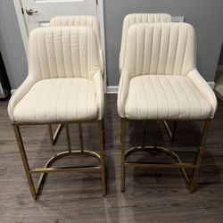 Counter Height Bar Stools Set of 4