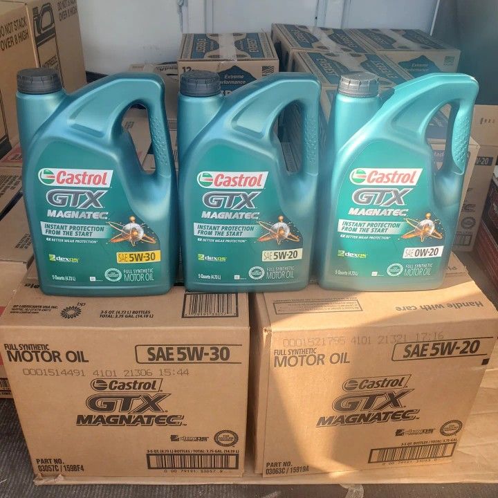 Special Price Castrol Motor Oil 5w30 Full Synthetic Dexos Case 3GAL 5QT High Quality Available