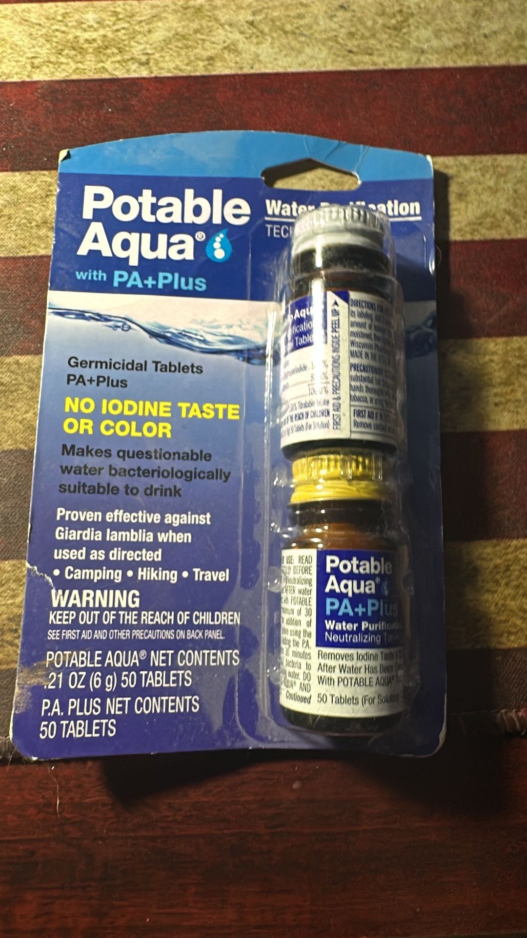 Potable aqua