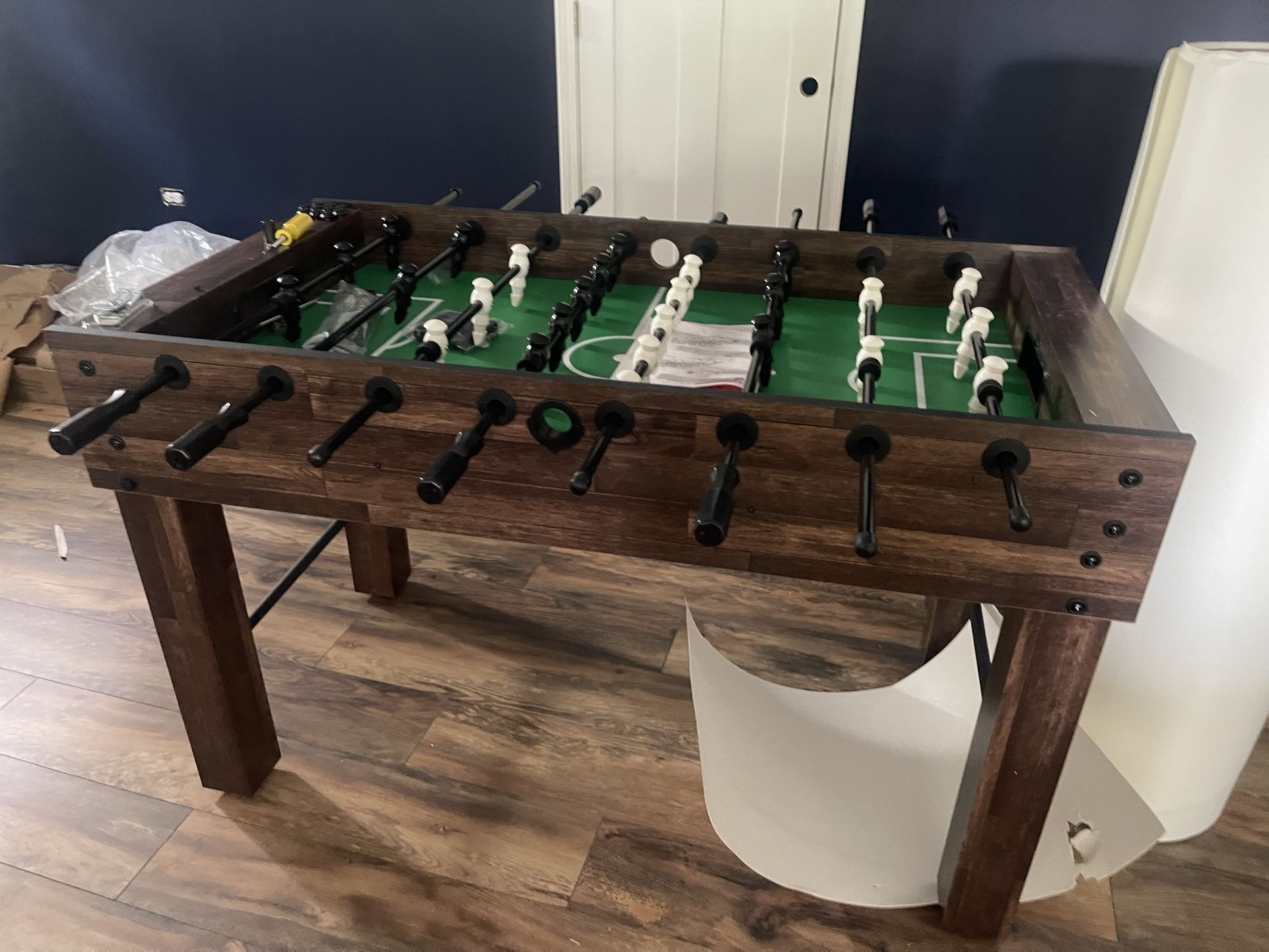 Best Choice Products Large 54in Full-Size Foosball Table for Home, Game Room w/ 2 Balls, 2 Cup Holders