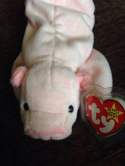 Forth to fifth generation beanie baby "Squealer"