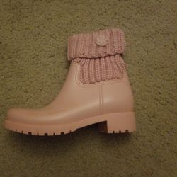 Moncler Hunter Rain Women Booties Sock Size 7.5 8 