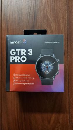 Amazfit GTR 3 Pro Smart Watch Infinite Black Factory Sealed