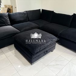 Oversized Customizable Kova-Style Cloud Sectional Couch