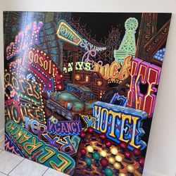 Oil Painting- Vegas Lights