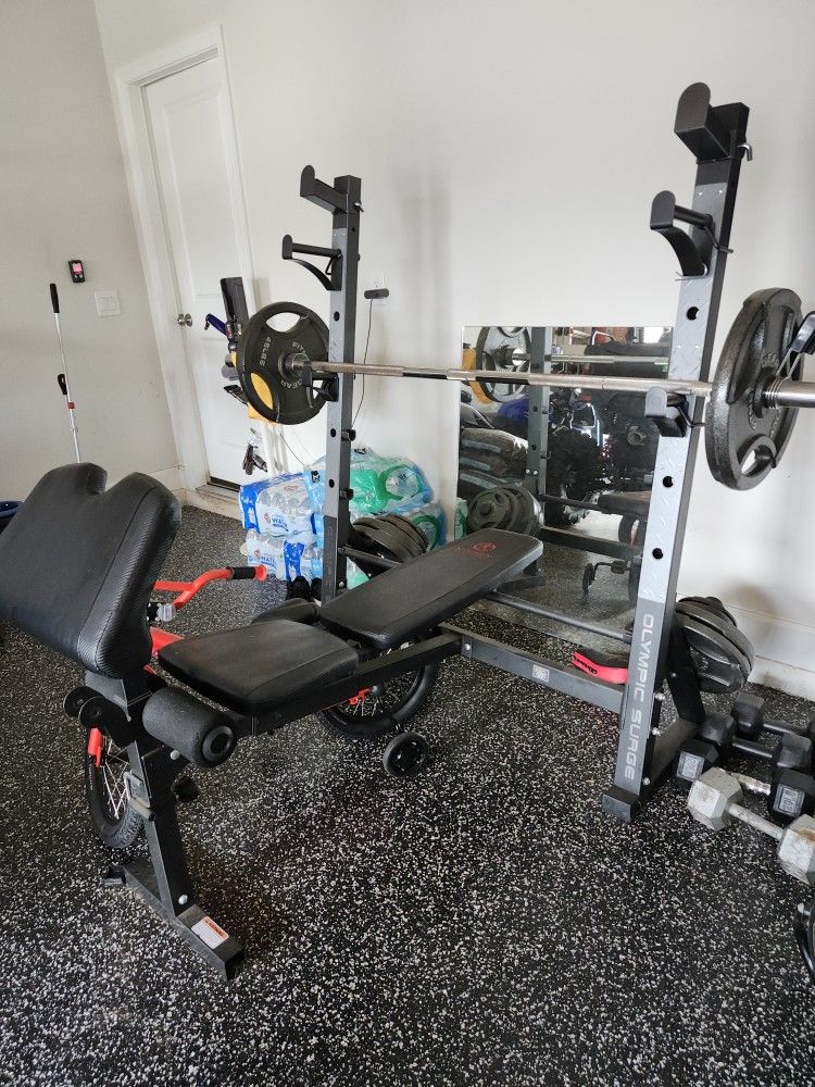 Bench With 200 + Lbs Weights