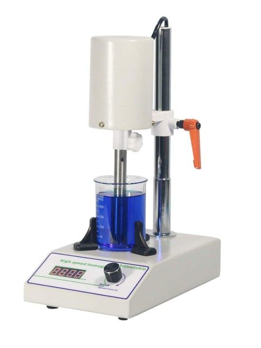 High Speed Homogenizer Adjustable FSH 2B Lab Disperser Emulsifier 5~1400ml 6000~22000rpm w/ 2 Working Heads (110V)