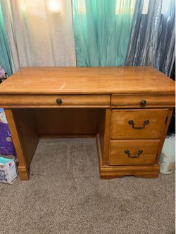 Wood desk