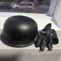 German Style Motorcycle Helmet Adult Men’s Large